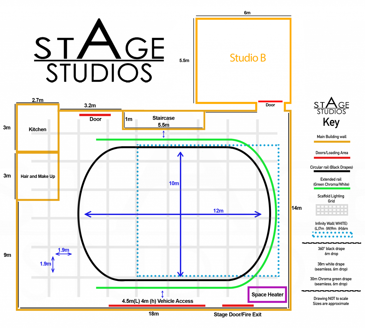 Stage A Layout STAGE A STUDIOS